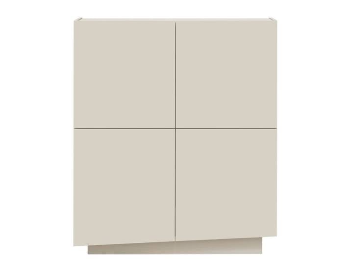 Buffet 4 portes 100 cm effet bois cachemire