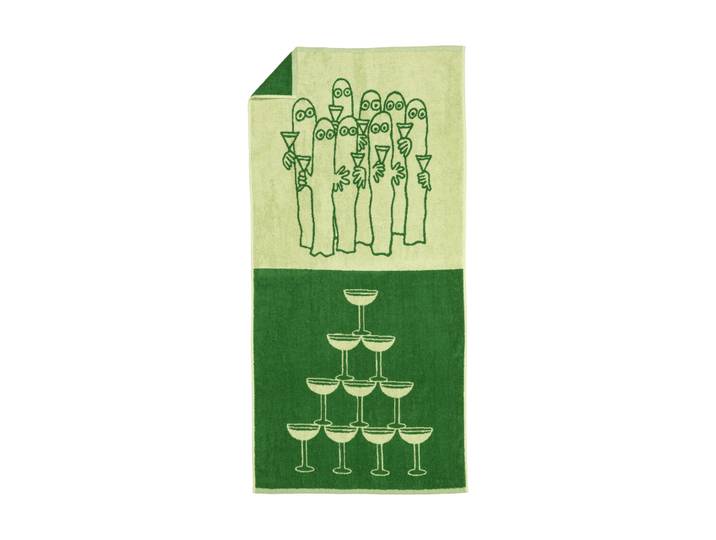 Moomin Arabia Moomin badhanddoek 70x140 cm Hattifnattarna, groen