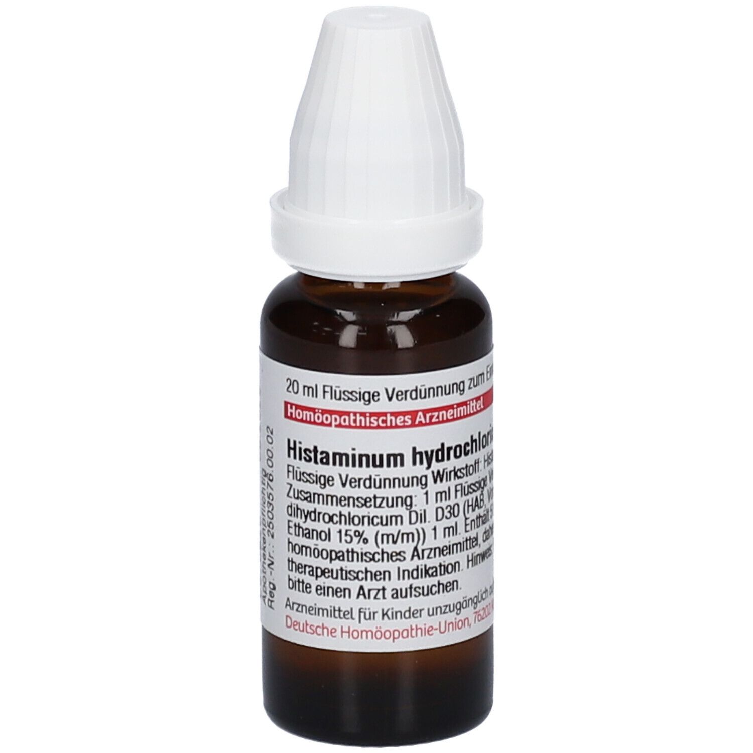 Histaminum hydrochloricum D 30 Dilution 20 ml