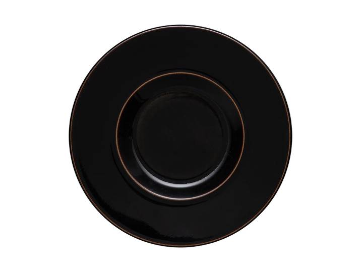 Denby Soucoupe pour tasse à espresso Halo Brew Noir