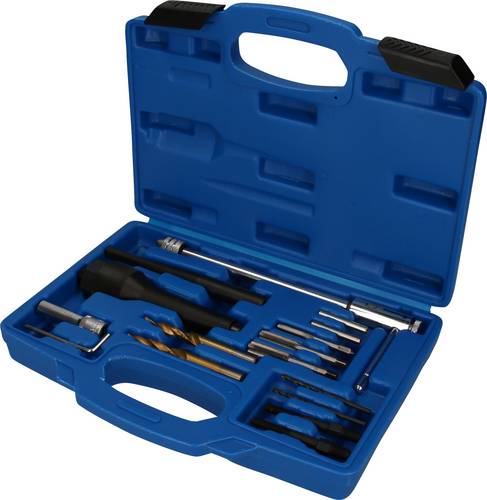 Brilliant Tools BT561030 Glühkerzen-Ausbau- und Gewinde-Reparatur-Satz, 16-tlg