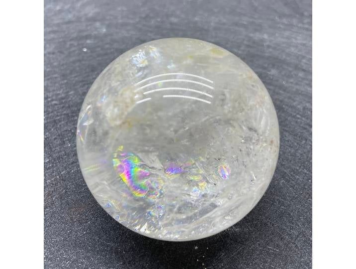 Sphère de Quartz fantôme vert naturel, 499g, boule de cristal de Quartz de jardin polie, guérison Reiki B10