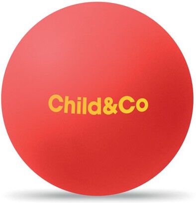 FUNBALL Balle rebondissante caoutchouc rouge