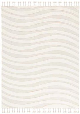 SAFAVIEH Hand-Knotted Casablanca Emmaliese Tribal Stripe Wool Rug