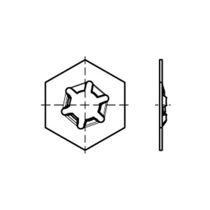 RUV-Scheibe A 2 M 8 x 16 x 0,5 A 2 S ; Industrial Quality Supplies (881519200080000)