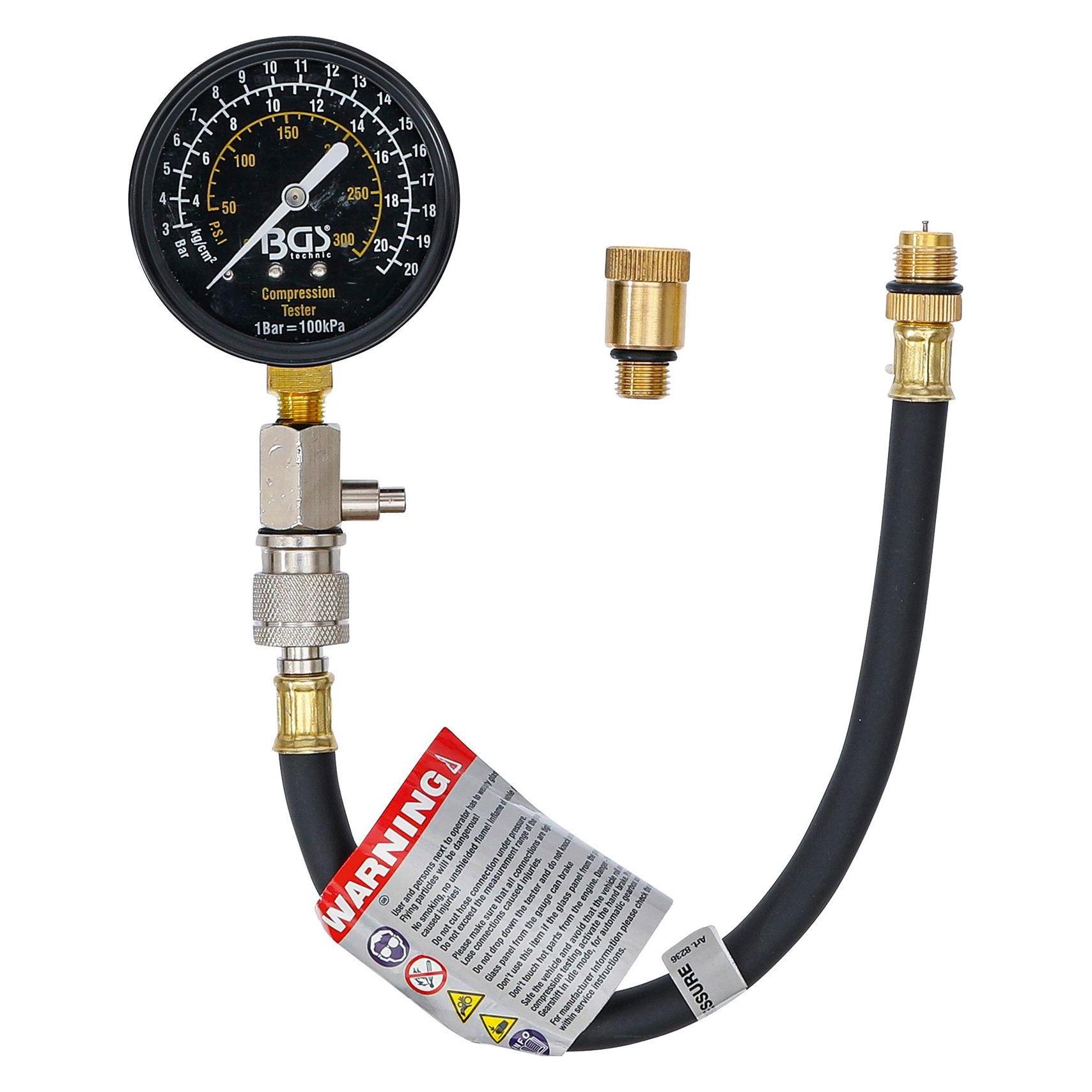BGS Kompressionstester M12 + M14 (8236)