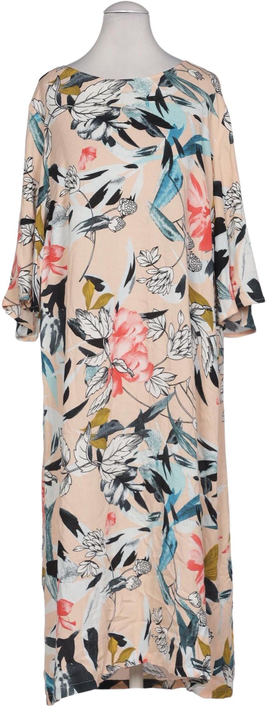 Ulla Popken Damen Kleid, Mehrfarbig, Gr. L, Viskose - Second Hand
