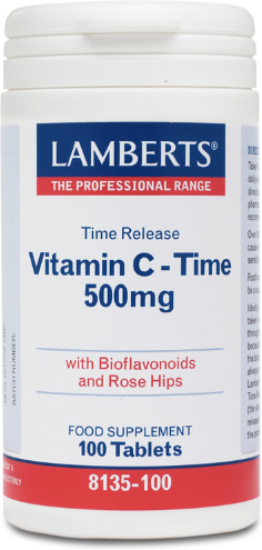 Lamberts Vitamin C 500 mg Sustained Release with Bioflavonoids and
