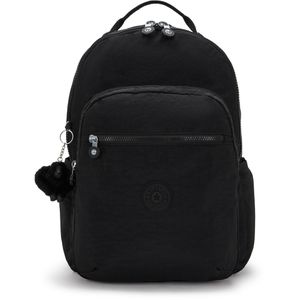 kipling Schulrucksack Seoul Lap, Black Noir, schwarz, für Jungen und Mädchen