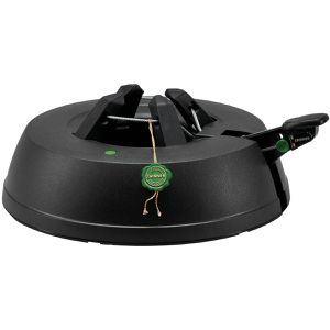 Krinner Weihnachtsbaumständer Comfort Grip+ S Green Line, bis 2,3 m Baumhöhe, schwarz, aus Kunststoff, mit 3L Wassertank