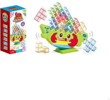 Inspire Curations Dino Tetris Balance Stacking Game crab 48 Pcs