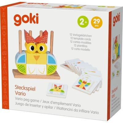Steckspiel Vario mit 12 Vorlagekärtchen