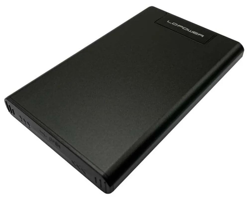 LC-Power LC-25U3-C4 SATAIII naar USB 3.2 adapter, Aluminium, 6,3 cm (2,5 inch)