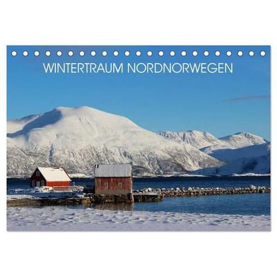 Wintertraum Nordnorwegen (Tischkalender 2027 DIN A5 quer), CALVENDO Monatskalender