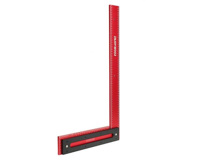 Enjoywood – règle en forme de L de 600mm, alliage d'aluminium, charpentier, encadrement carré, règle à Angle droit, outil de marquage pour le travail du bois