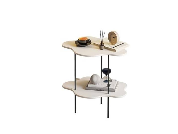 YCCHAH Wohnzimmermöbel Wolkenform Teetisch Licht Luxus Kreativ Minimalistisch Rack Stil Kleine Nachttisch Indoor Möbel Beistelltische Wohnzimmer