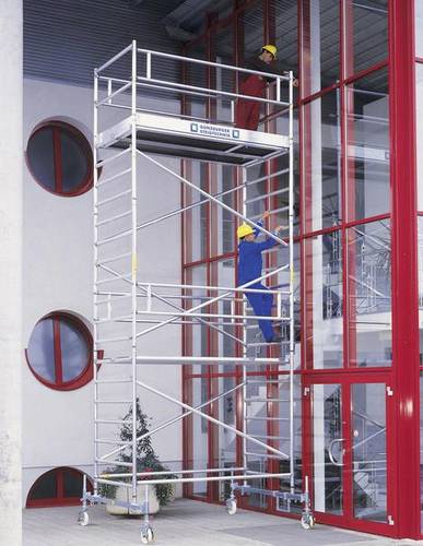 MUNK Günzburger Steigtechnik 174535 Rollgerüst Montage ohne Werkzeug Arbeitshöhe (max.): 7.5m