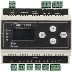 Showtec TR-512 Install Din-rail
