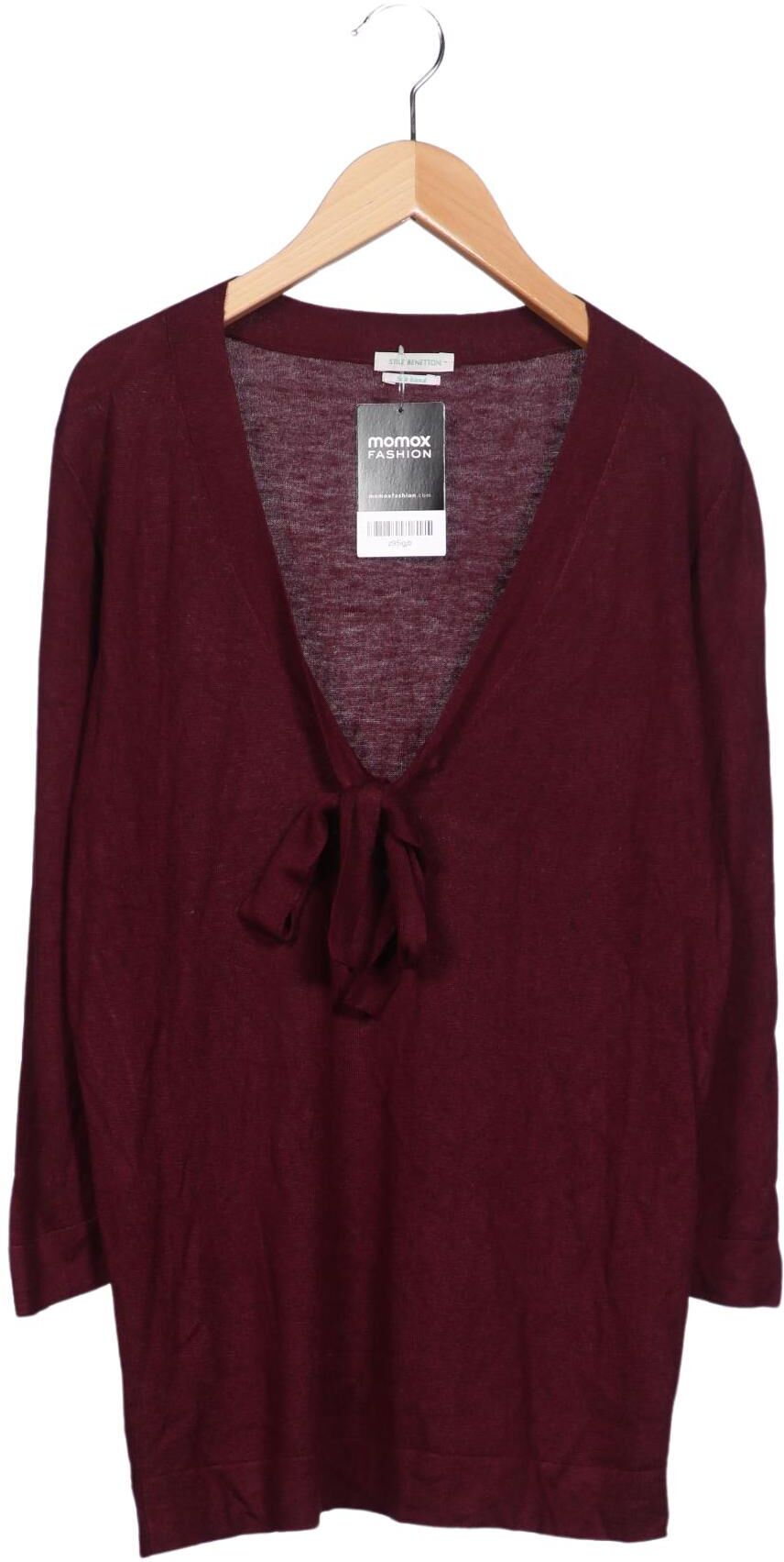 United Colors OF Benetton Damen Pullover, Bordeaux, Gr. M, Seide / Viskose - Second Hand