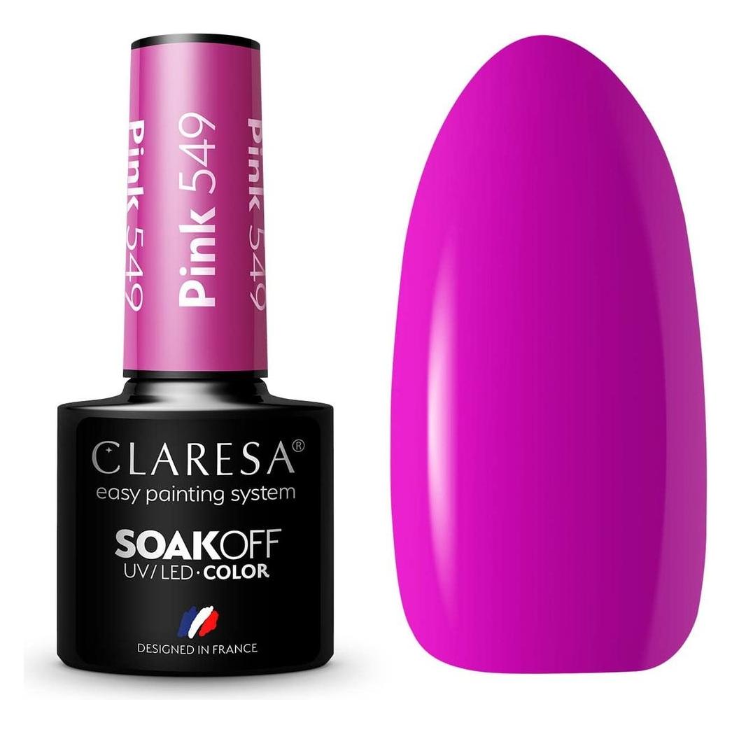 Claresa 549 Rosa UV-Nagellack 5ml (Pink, UV-Gel Lack) (47628767)