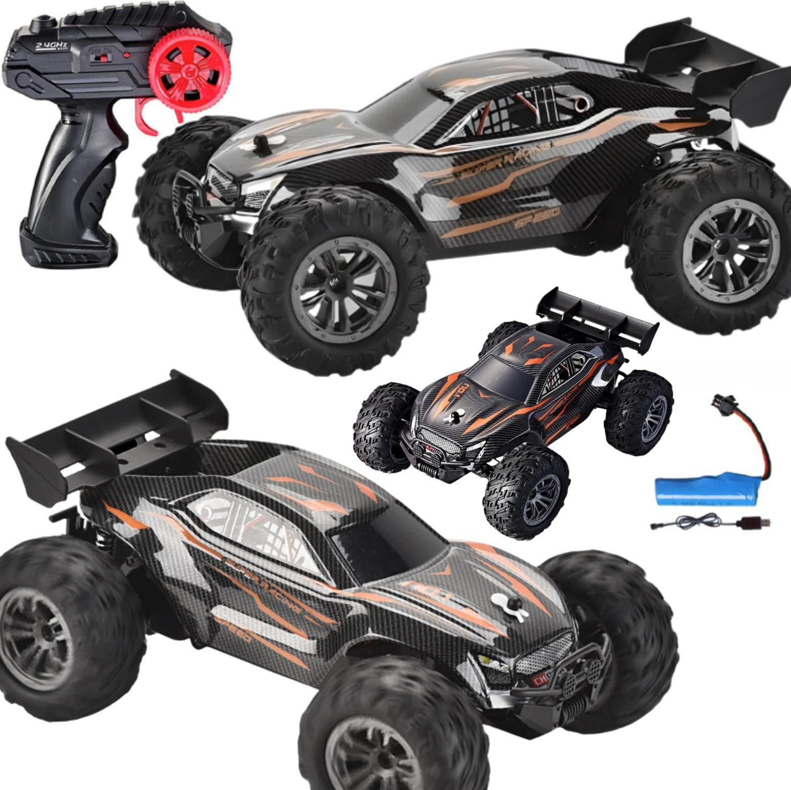 MAKSIK IMPORT Op afstand bestuurbare RC Auto met stevige constructie en USB-oplaadbare batterij