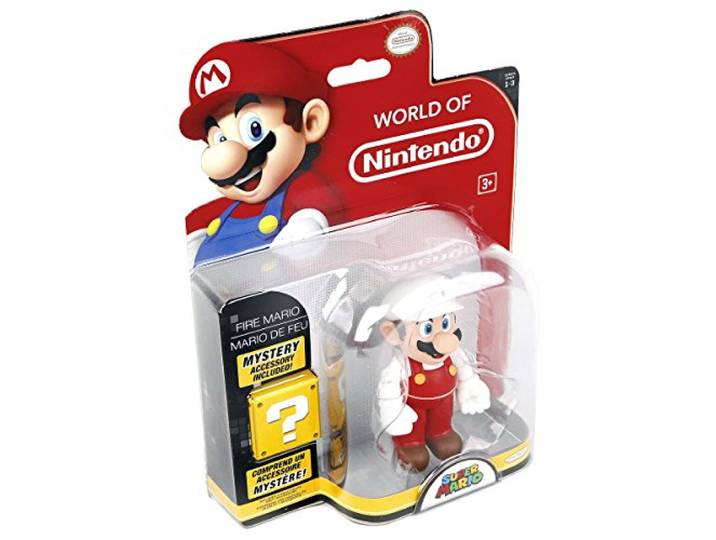 Nintendo Mario Figuur met Vuur Bloem