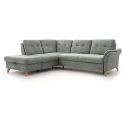sit & more Ecksofa Göteborg Stoff Grau
