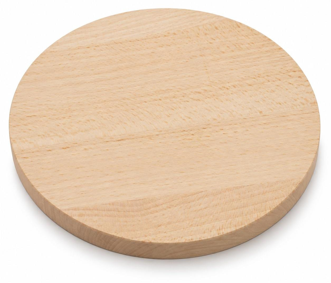 Dripio Ronde snijplank van massief hout, Diameter: 20 cm