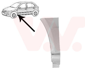 Van Wezel Kotflügel 7625155 Unten