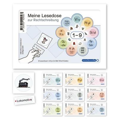 Meine Lesedosen 1-9 zur Rechtschreibung, Gebundene Ausgabe von Sternchenverlag GmbH, Sternchenverlag, 978-3-910429-56-7