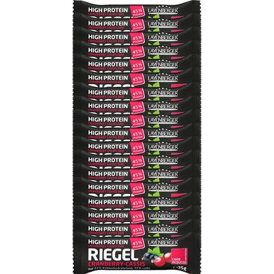 Layenberger LowCarb.one Protein Riegel, Cranberry-Cassis 18x35 g Riegel
