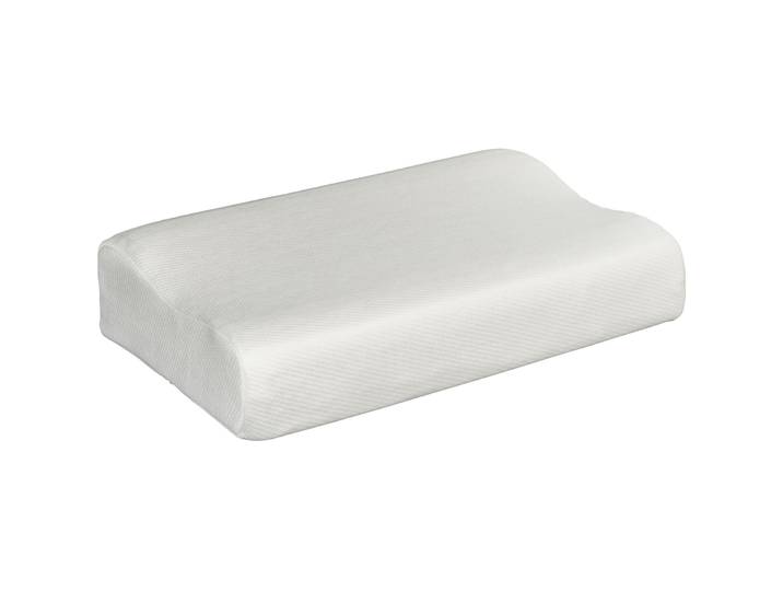 Nackenstützkissen Billerbeck Vita Memory Visko-Schaum 50x70cm - Farbe: Weiss - Material: Fassung: 60% PES, 40% Baumwolle / Füllung: 100% PU,