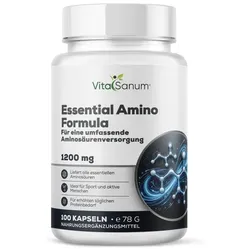 VitaSanum® Essential Amino Formula – 1000 mg Tagesportion (2 Kapseln)