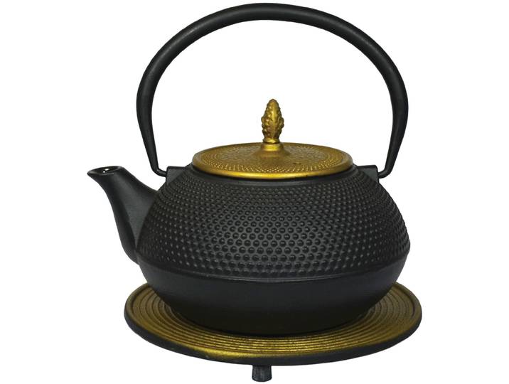 Teekanne Therese Gold/Schwarz Gusseisen 1.2 l