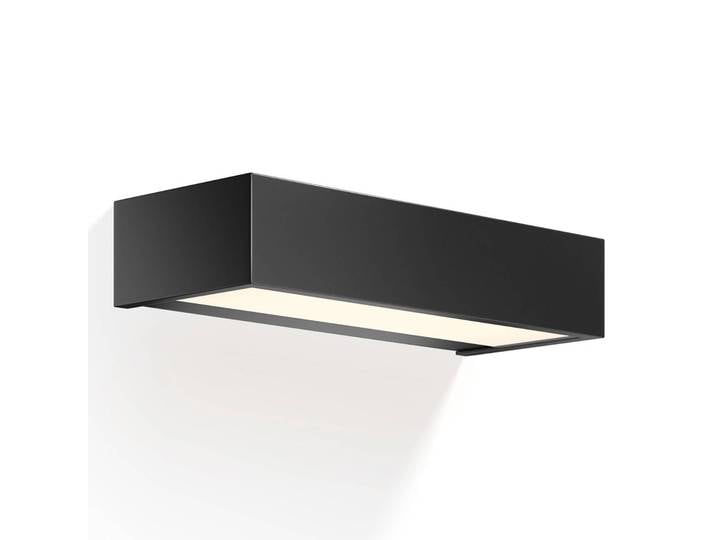 Decor Walther Wandlampe Box N, dimmbar, schwarz, für Badezimmer, Messing, Modern, Wandleuchte, Wandlampe Bad