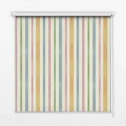 INNENROLLO - Fensterrollo - Rollo - 90x140 cm - Bunte vertikale Streifen