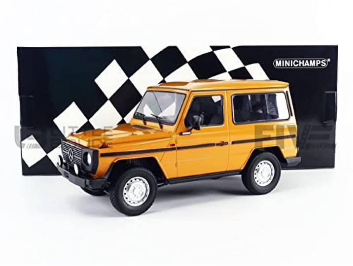 Minichamps 155038000 1:18 1980 Mercedes G-Model Short (W460) -Oranje Collectible Miniatuur Auto