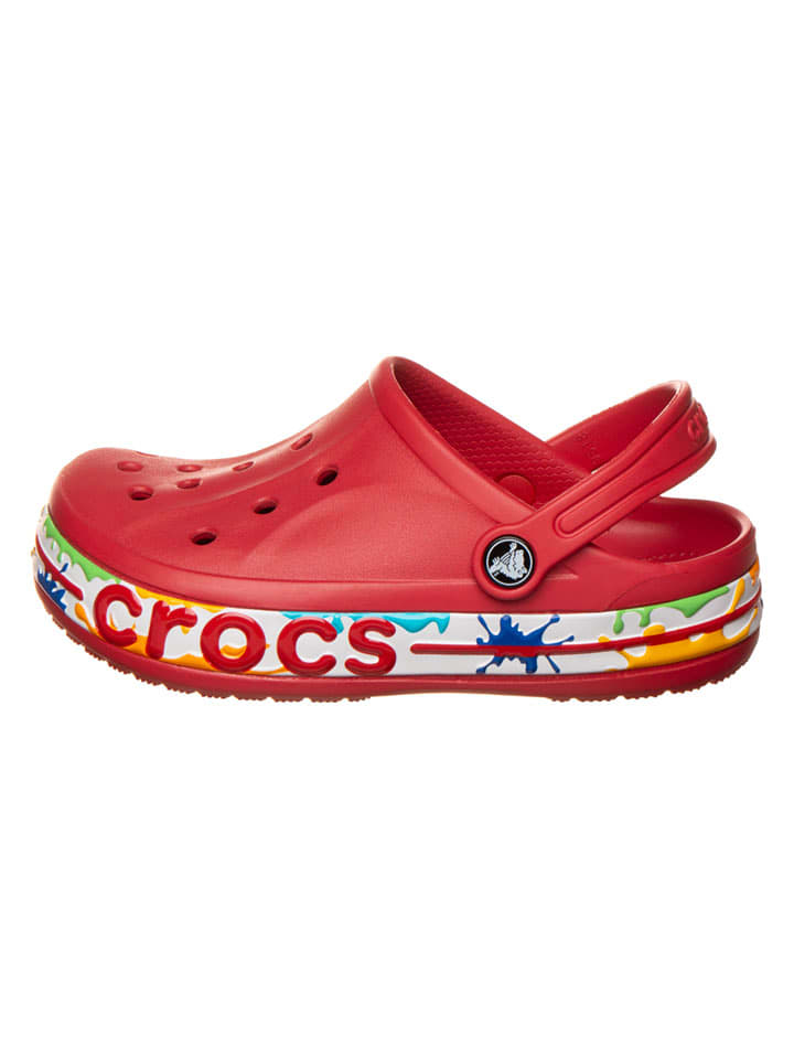 Crocs Clogs "Bayaband Paint Splash" in Rot - 22/23