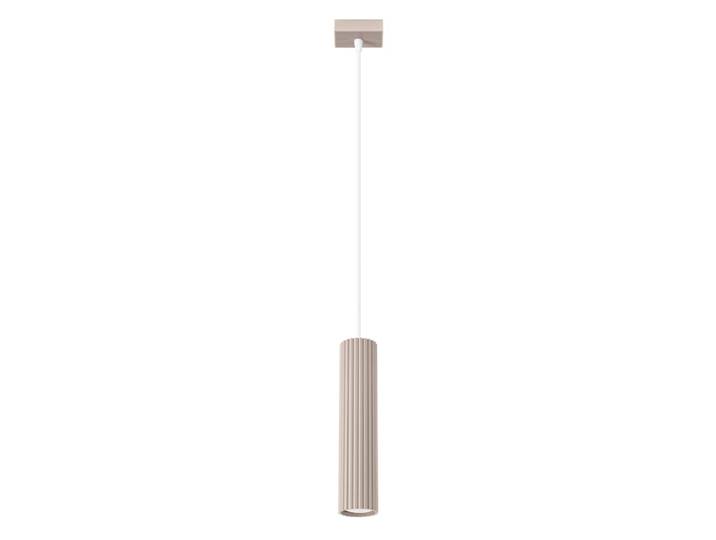 Suspension Aluminium Taupe GU10 1 Karbon