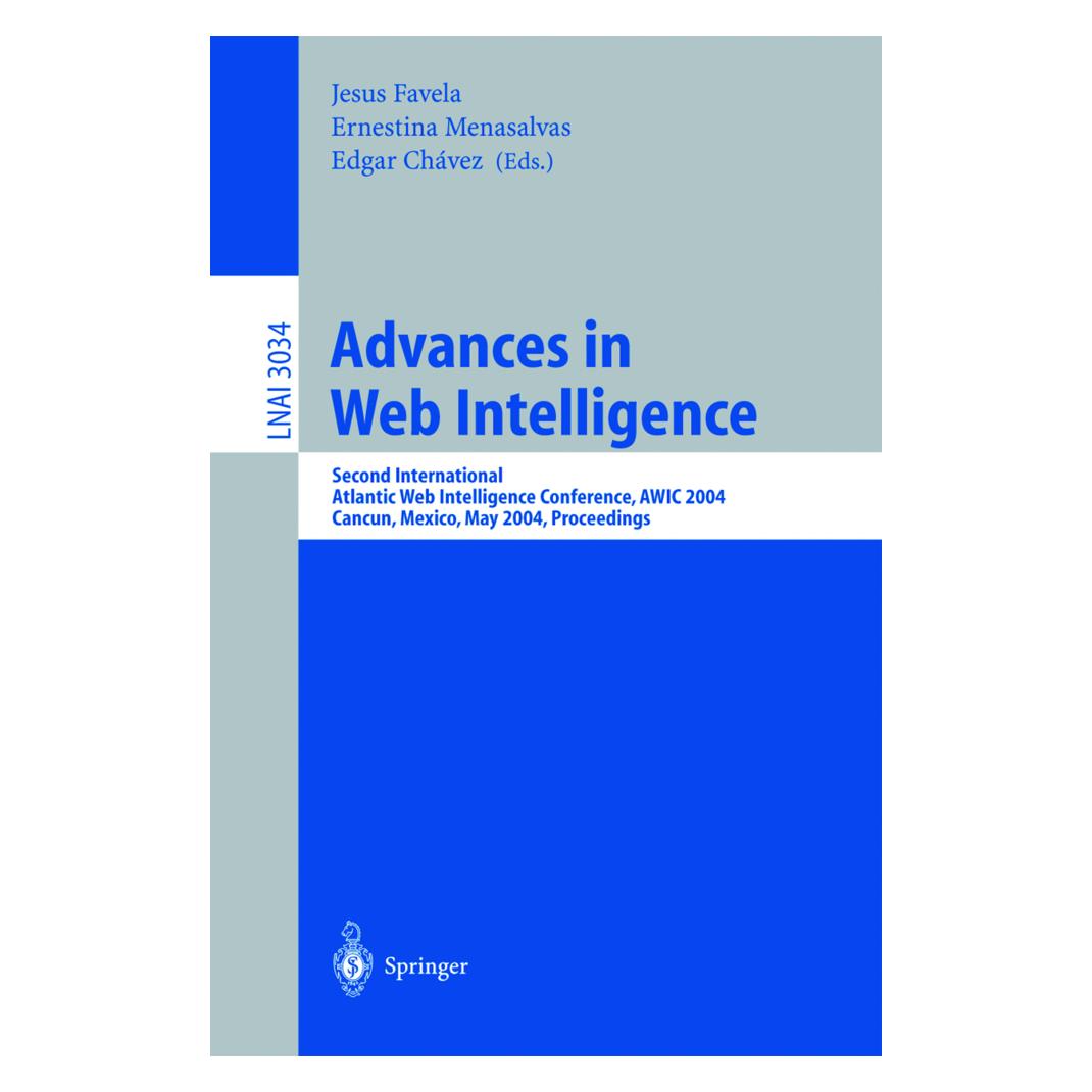 Springer Advances in Web Intelligence (Englisch, Softcover, Edgar Chávez, Ernestina Menasalvas, Jesus Favela) (55188623)
