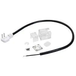 Brumberg 53250200 Anschluss-Set Seite rechts zu QualityFlex Protection Vertical, transparent, Maß