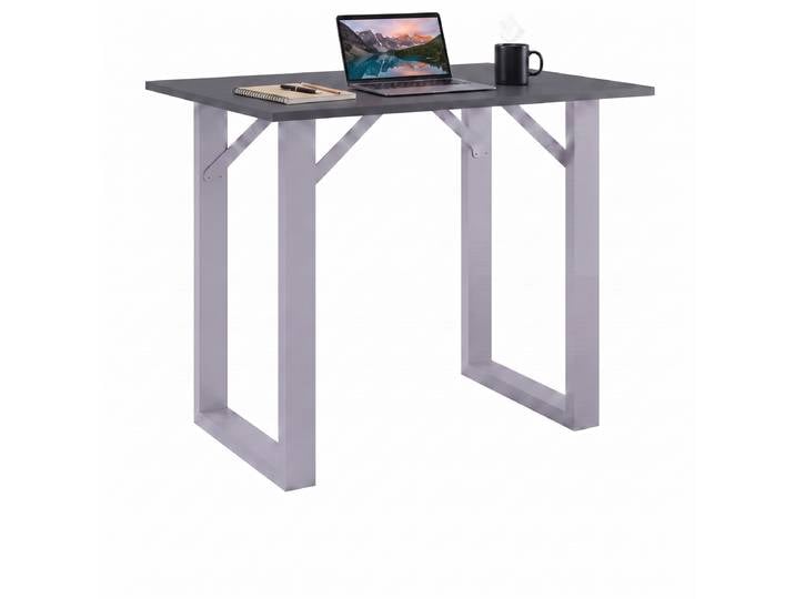 Bartisch VCM Holz Bartisch Stehtisch Tisch Tresen Xona 110x50cm , schwarz (silber, anthrazit), B:110cm T:50cm, Tische, Bartisch