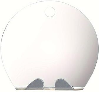 Fusion Finds Portable Fog Free Shower Mirror For Shaving, Makeup & Travel Handheld Bathroom Mirror circular