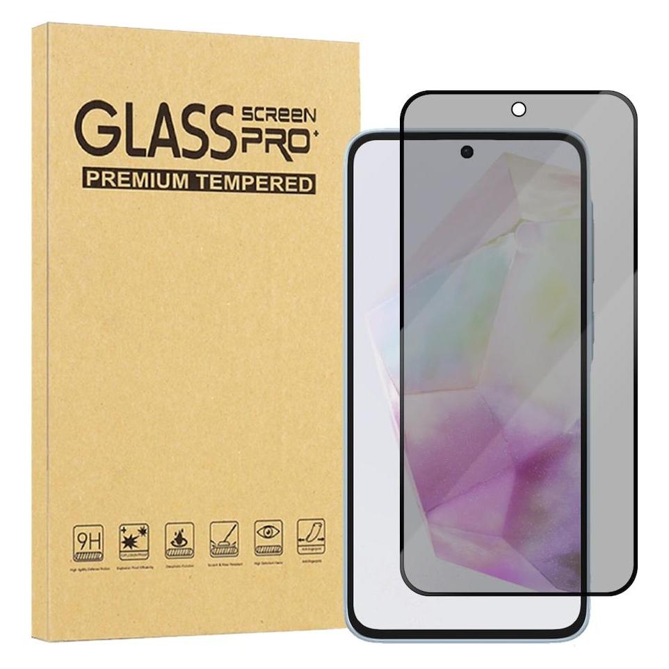 Iiglo Galaxy A56 / A36 / S24 FE Privacy skaermbeskytter (1 Stk., Samsung Galaxy A36, Samsung Galaxy A56, Samsung Galaxy S24 FE) (II-SAM-A56-privacy)