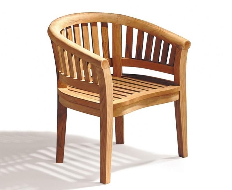 Gartenstuhl Avellino Teak Bananenstuhl von Teako Design