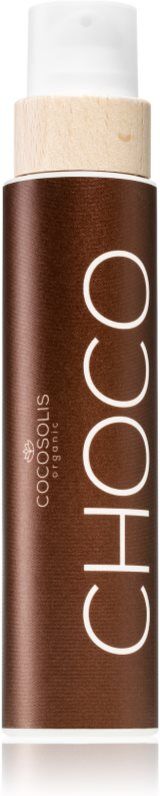 COCOSOLIS CHOCO pflegendes und bräunendes Öl ohne Schutzfaktor mit Duft Chocolate 200 ml