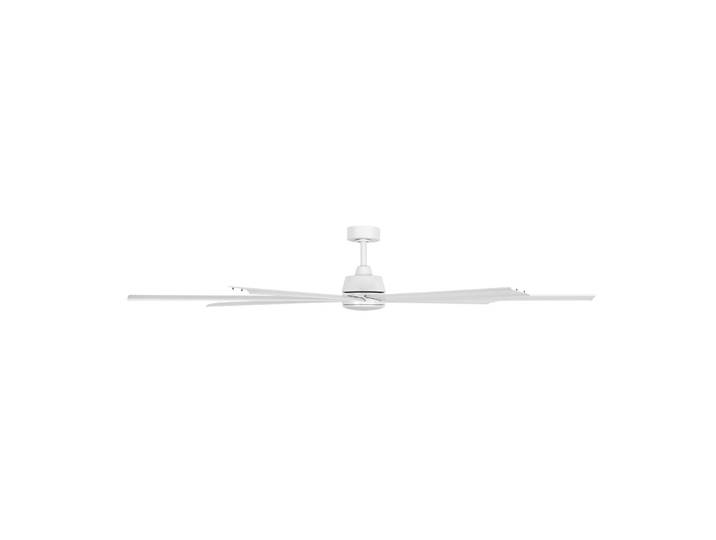 Beacon Lighting Deckenventilator mit Licht Atlanta weiß DC leise Atlanta, dimmbar, weiß / opal, für Wohn- / Esszimmer, Aluminium, Modern
