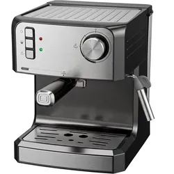 KAFFEEMASCHINE Edelstahl Schwarz
