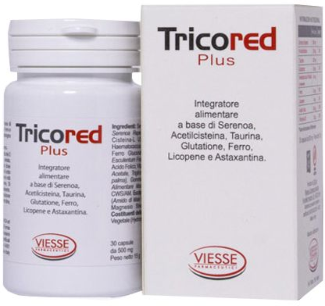 VIESSE FARMACEUTICI Srl Tricored Plus, Integratore Alimentare, 30 Capsule