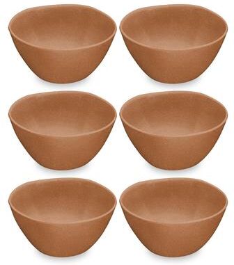 "Abode Homewares Planta Cereal Bowl - Matte Terracotta - 6"" - Set of 6"
